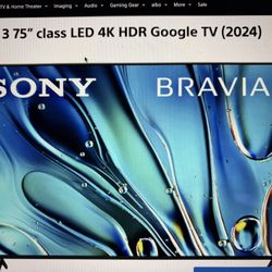 Brand New Sony 75" TV