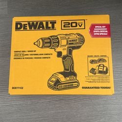 DeWalt 20Vmax Compact Drill Totall New