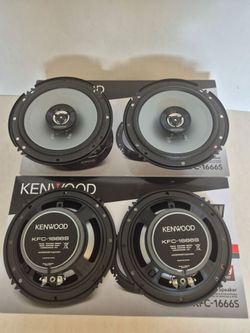 KENWOOD 2 PAIRS 6.5" 2 WAY 300 WATTS CAR SPEAKER