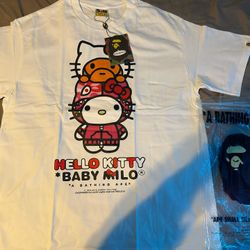 BAPE x HELLO KITTY Collab Tee (Size L)