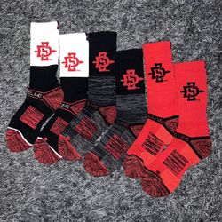 SDSU crew socks
