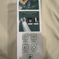 Handheld Turbo charged shower head