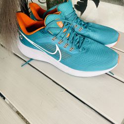 Unisex Nike Aqua Miami Dolphins Zoom Pegasus 39 Running Shoe orginal price