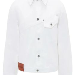 JW Anderson cropped twisted denim jacket XS