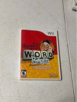 Nintendo Wii Margot's Word Brain game