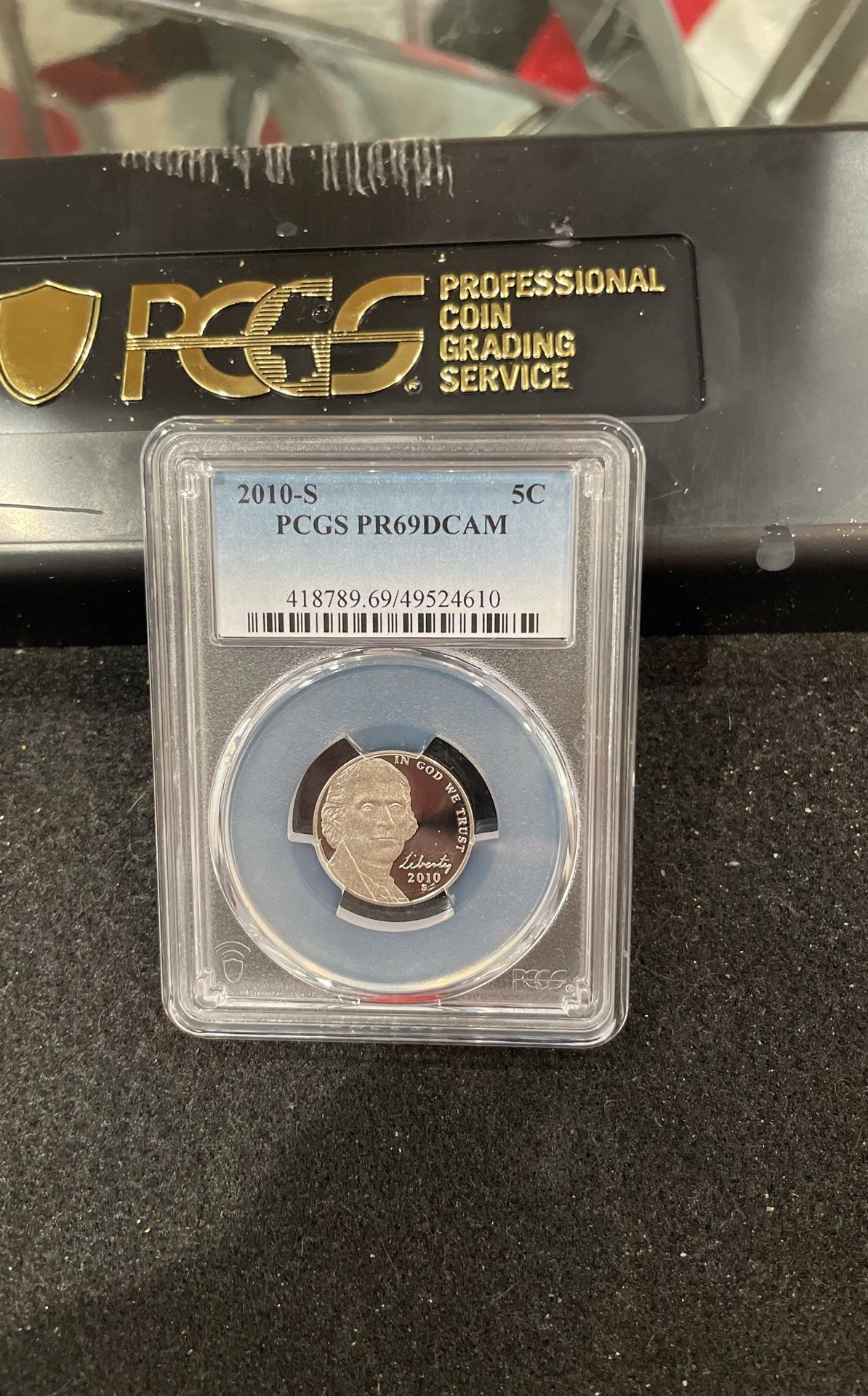 2010 S Gem Proof Jefferson Nickel Graded At PR69 With A Deep Cameo B-20