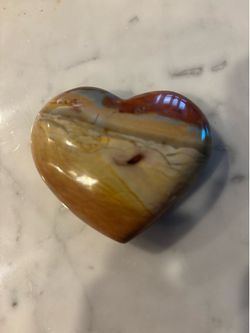 Polychrome Jasper Heart