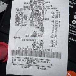 Everstart Plus Group Size 58 Brand New Battery Come With 2 Year Free Replacement Warranty And Receipts For Today!! 