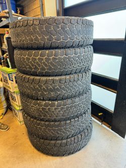 Take Off Tires. Firestone LT235/80R17 120/117S