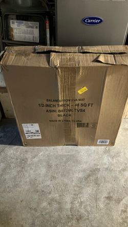 12 Inch Black Mat 48 Sq Ft