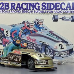 Vintage Built Tamiya R/C 1/8 B2B Racing Sidecar Display with Box
