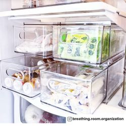The Home Edit by iDesign Divided Fridge Drawers - 4 included