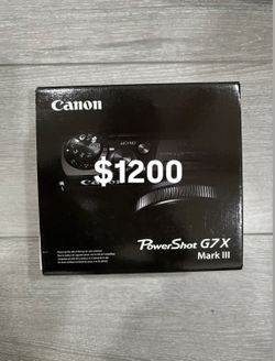 Canon Powershot G7x Mark iii 3 Black