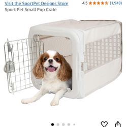 Sportpet Small Pop-Crate For Pets Up To 25 Lbs
