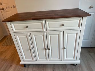 Rolling Buffet|Coffee Cabinet