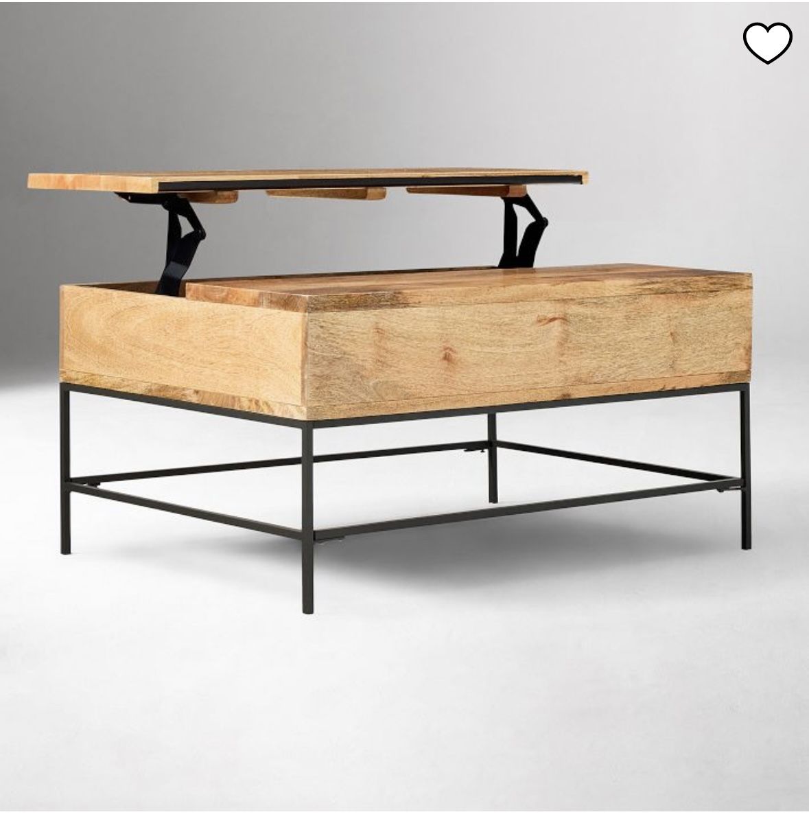 West Elm Lift Top Storage Coffee Table