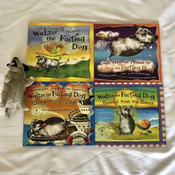Walter The Farting Dog book/plush set