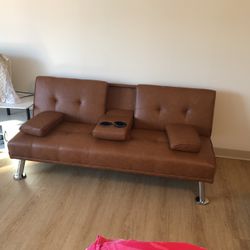 Sofa Futon New ,+ Twin Bed Mattress 