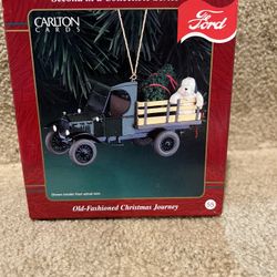 Carlton Cards Heirloom 2000 Collection FORD Old-Fashioned Christmas Journey 