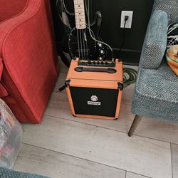 Bass Guitar With Amp