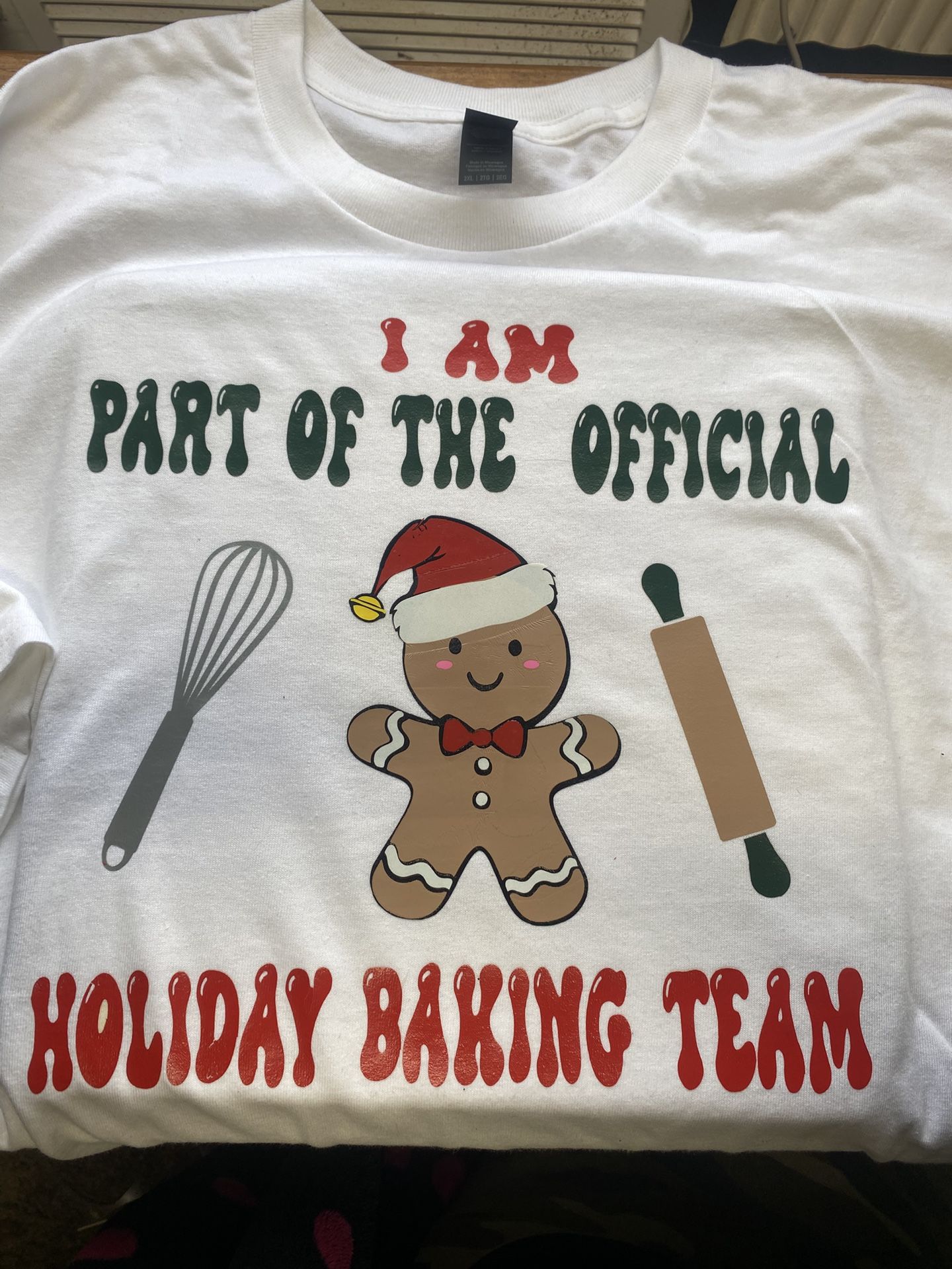 Official Baking Team Holiday Graphic Tee