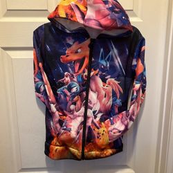 Kids Animé Zip Up Hoodie Medium 