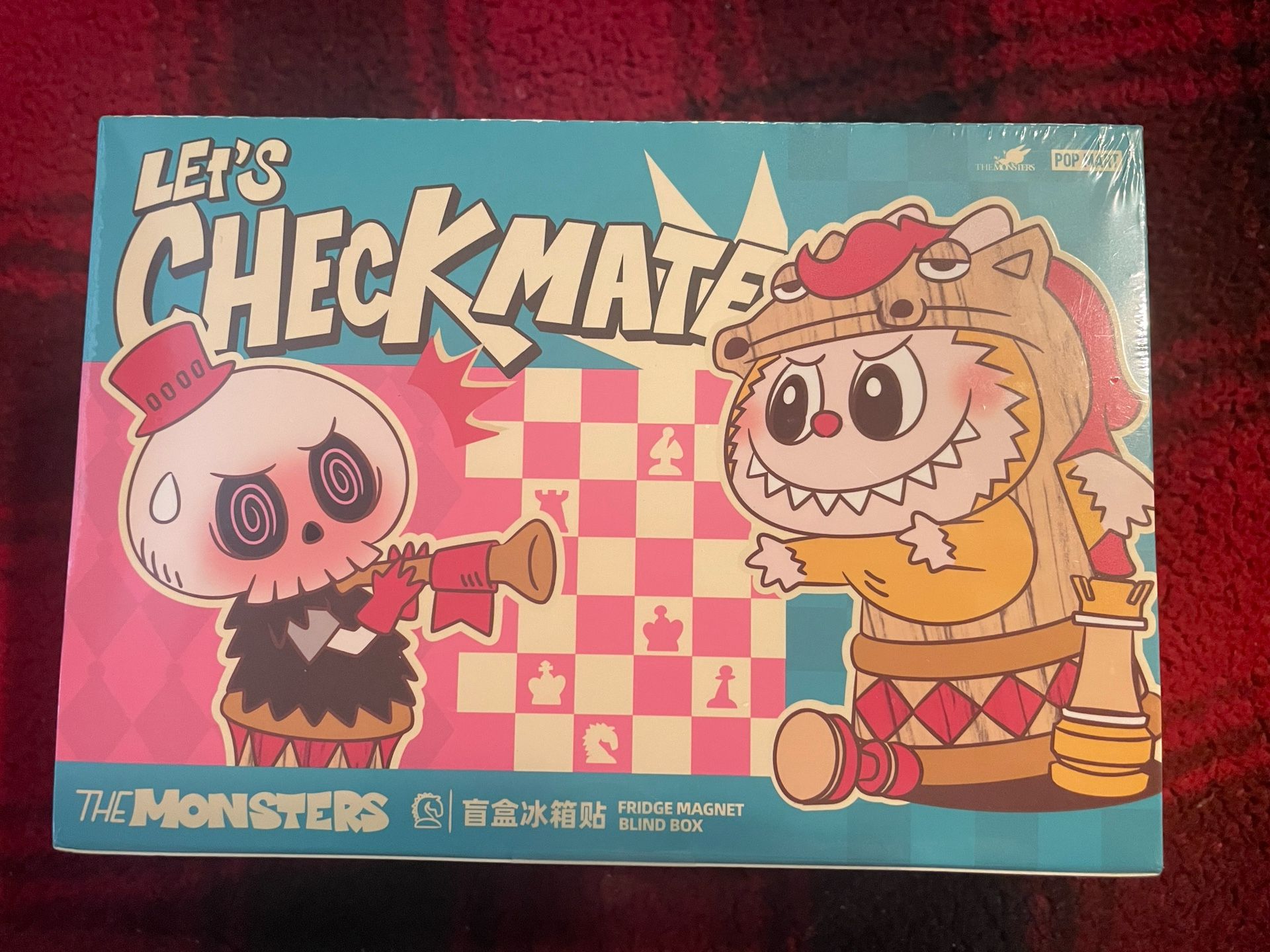 Popmart Labubu The Monsters Checkmate Series Magnet Blind Box Set Of 6 Sealed