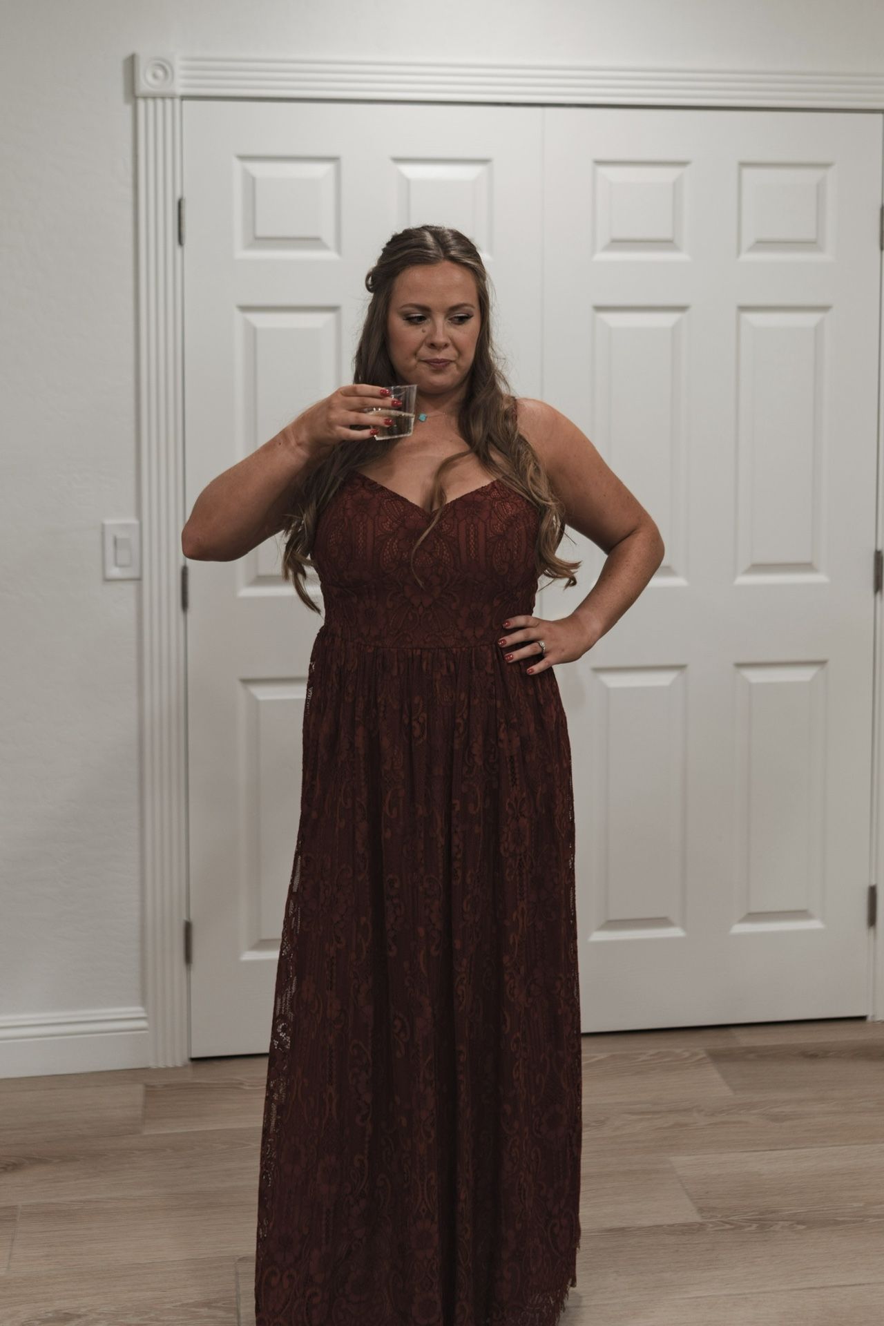 David’s Bridal bridesmaid dress