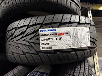 Light truck all season performance tires available 275/60r17