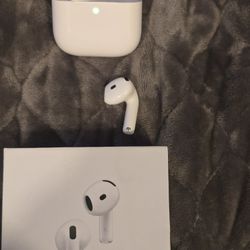 Apple Airpods, 4 Gen, Noise Canceling,  White 