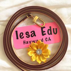 LV nEw Vachetta sTrap