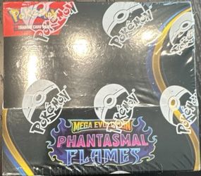 Pokemon TCG Mega Evolution Phantasmal Flames Booster Box Sealed
