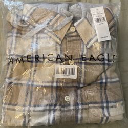 American Eagle Flannel And Sweatshirt 