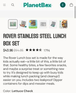 Rover stainless steel lunchbox