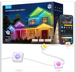 Govee Permanent Outdoor Lights 2, 100ft RGBIC Outdoor Lights with 100 Modes