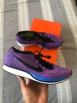 NIKE FLYKNIT RACER ‘INDIGO’ SIZE 9.5
