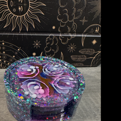 Resin 3D Bloom Coasters