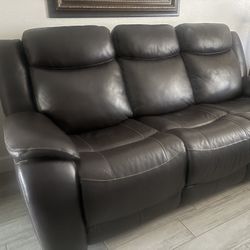 Leather Couch Sofa
