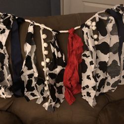 High chair or table banner