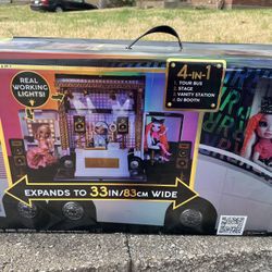 Never Opened: Rainbow High Doll Tour Bus 