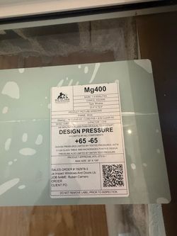 Mr. Glass Mg400 Impact Picture Window 23.5x78.5 - 2 Units
