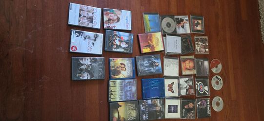 DVDs CDs  BluRays