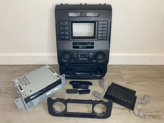 2016 FORD F150 OEM RADIO CLIMATE CONTROL PANEL 4.2" DISPLAY SINGLE DISC RECEIVER