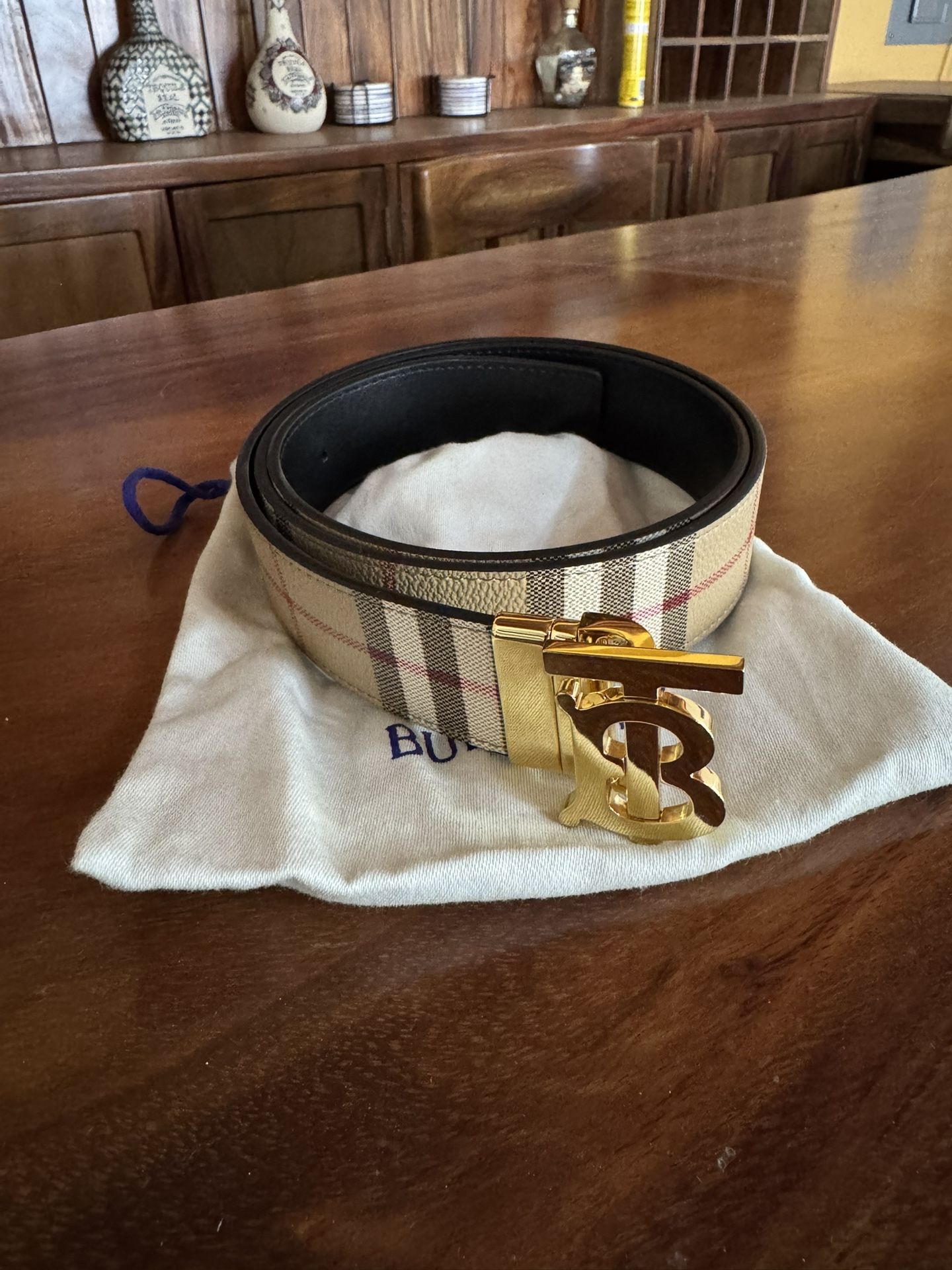 Authentic Men’s Burberry Belt 