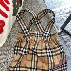 🆕Burberry Baby Girl 6 Months (68CM) Overall Dress 