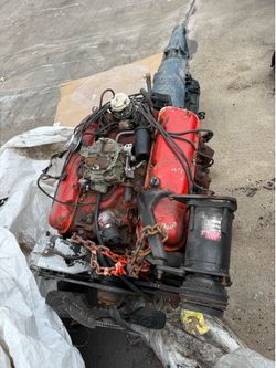 Big Block Chevy motor & transmission