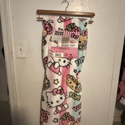 Hello Kitty Hamburger Blanket
