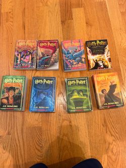 Used condition Harry Potter books paperback, with cursed child book.