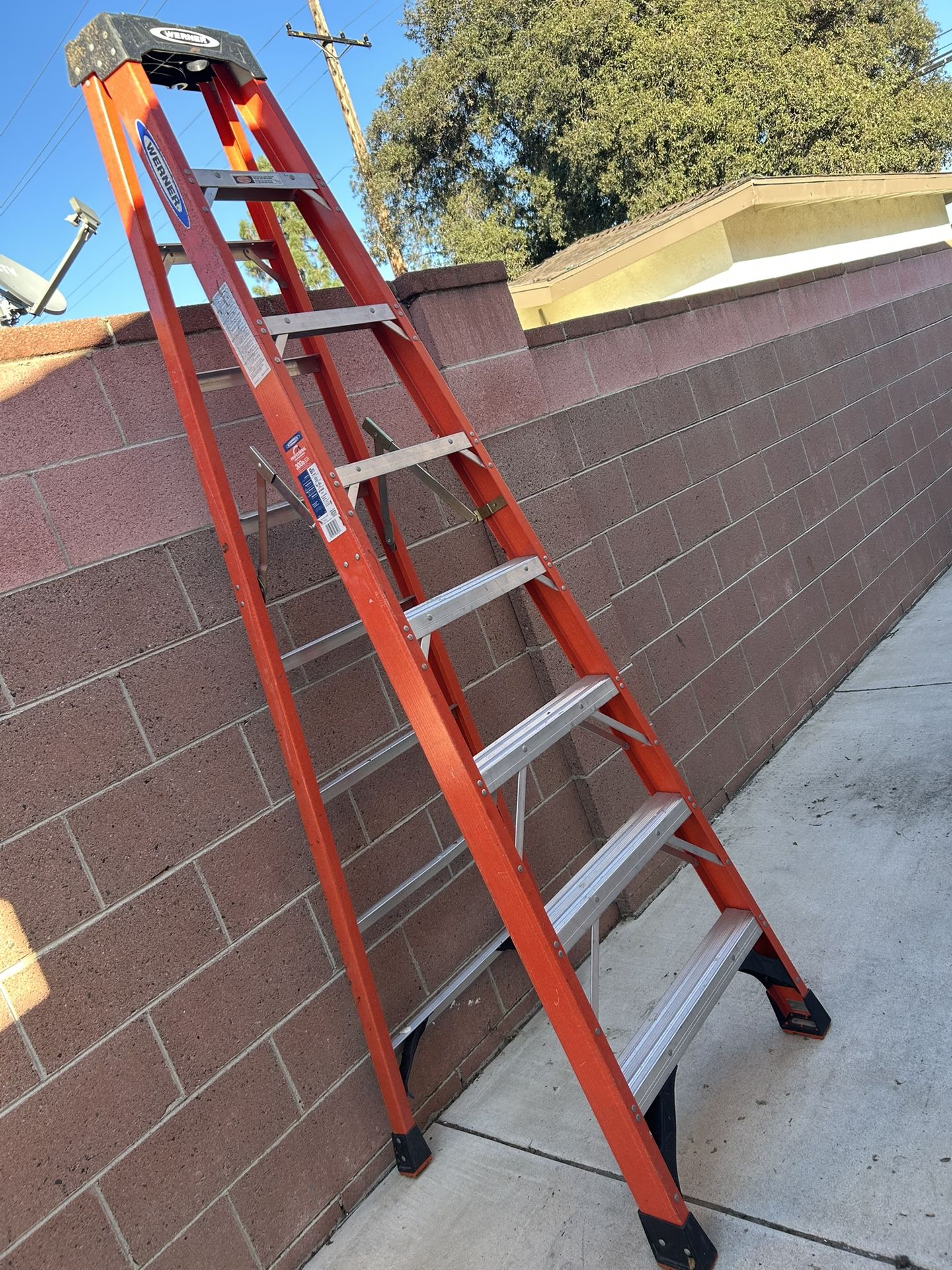Werner Ladder 🪜 8 Ft. Tall 300 Lbs