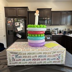 30, Flirty & Thriving Balloon Cake 🎂 | 30th Birthday Gift – $55